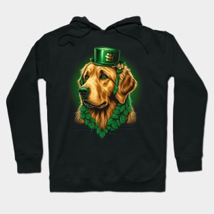 Golden Retriever St. Patrick's Day Hoodie